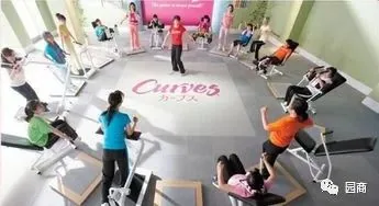 图片展示的是Curves 30分钟健身运动场景。画面中,多名中老年女性在室内健身房内进行锻炼,她们分散在不同位置,有的在做拉伸动作,有的在使用健身器材,如哑铃等。背景墙上有“Curves”字样,墙边还站着一位穿着粉色上衣的女性,可能是教练。该图片与文档中介绍Curves addCriterion感谢您的反馈,我会注意的。